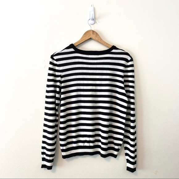 BCBGeneration Striped Long Sleeve Sweater - Picture 7 of 15